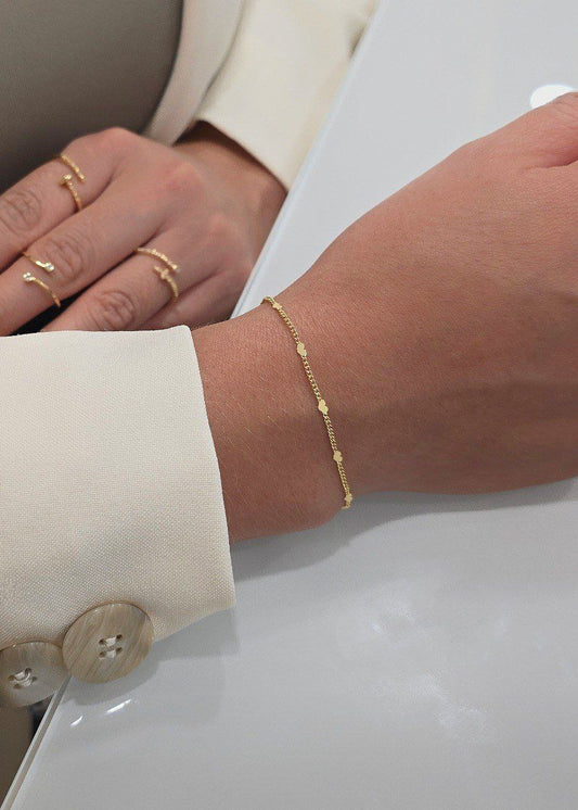 Pulsera  Cubana In Love 16 cms + Extensor