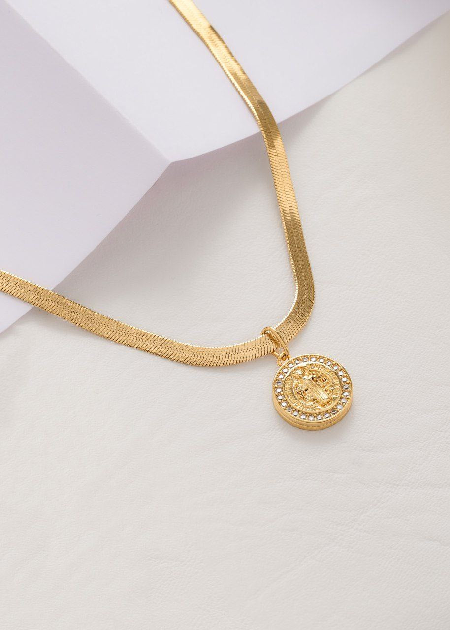 Cadena Tejido Egipcio 40 Cms + Extensor