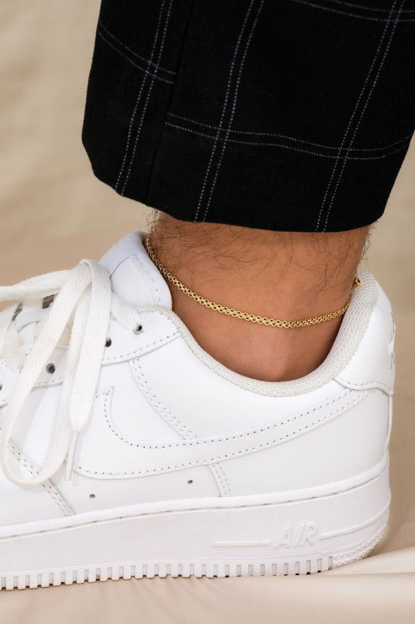 Tobillera Tejido Chino 3 Mm 24.5 Cms