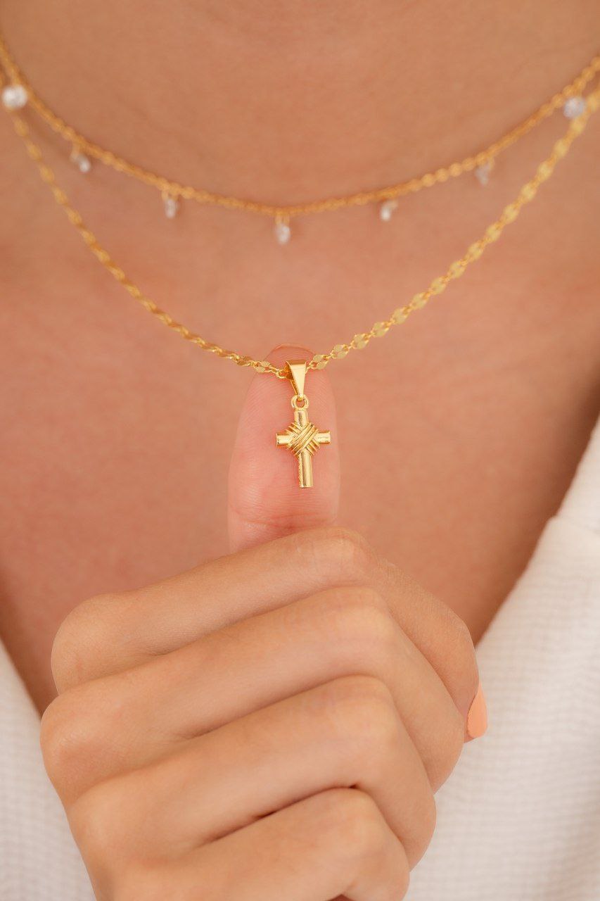 Dije Cruz Manto Sagrado 1.6 Cms